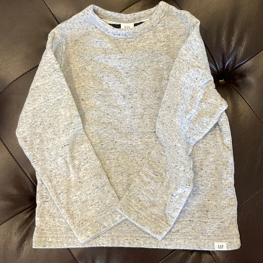Boys long sleeve grey shirt
